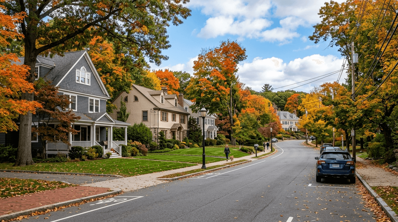 Newton Centre vs. Waban: Space or Quiet Per Dollar