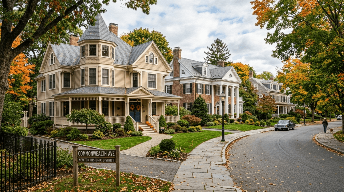 Newton MA Neighborhoods: Read Housing Stock First