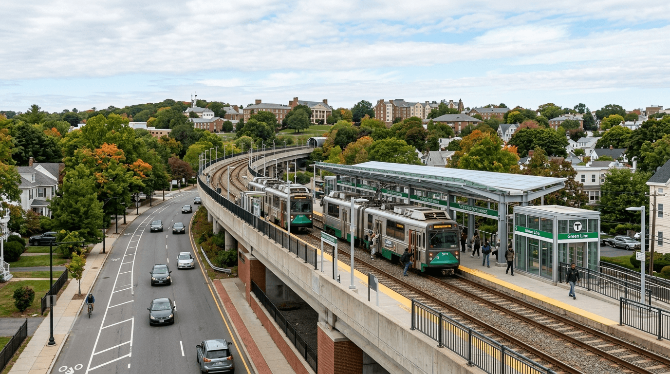 Medford's Green Line Home Price Divide