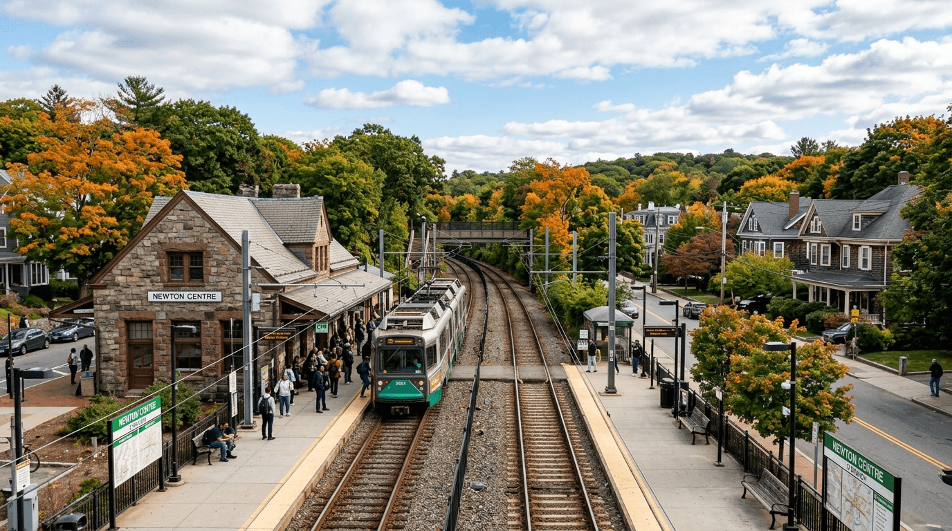Walkable Newton Neighborhoods: Green Line vs Pike